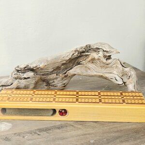 3 For 35 🌼✌️Vintage Wooden Crib Board with Peg & Card Storage
